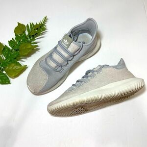 Adidas Originals Knit Sneakers | Womenβs 6.5 | Light Grey